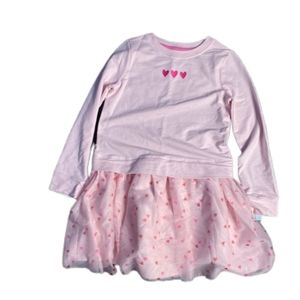 Cat & Jack, kids, XL 14/16 pink, sweatshirt dress, NWT
